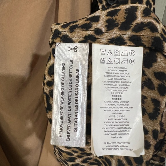 Michael Kors Leopard Print Top - Picture 5 of 6